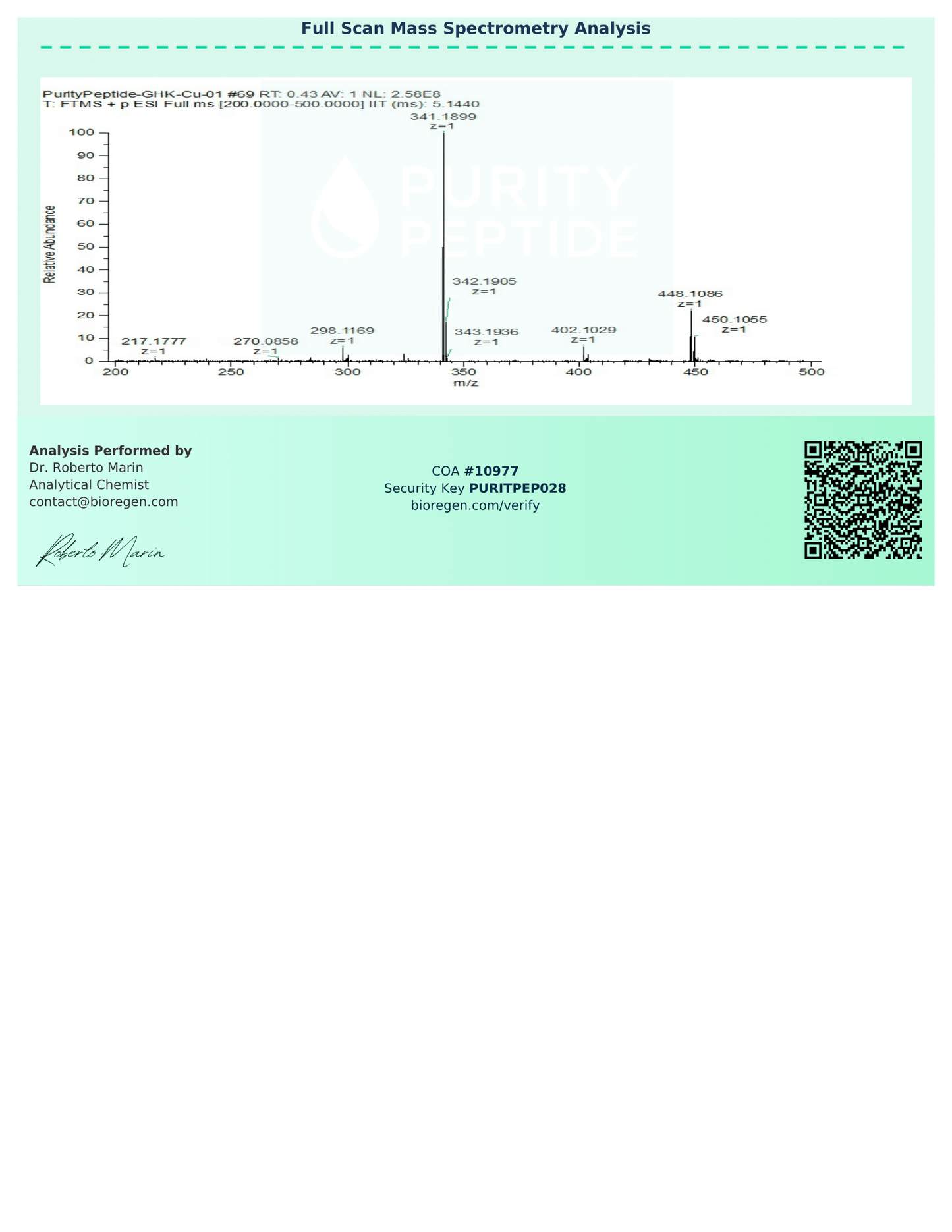 GHK-cu / BPC-157 / TB-500